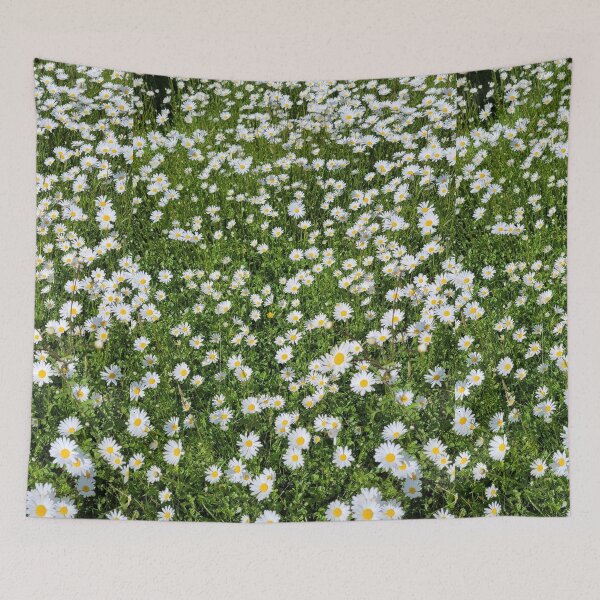 Item preview, White Daisies on a Green Lawn designed and sold by KALEIDOSCOPE UK.