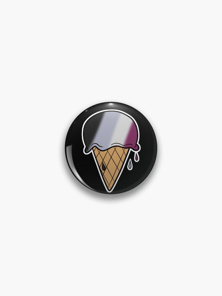 Thumbnail 1 von 3, Button, Asexual Ice Cream designt und verkauft von Nickbrewer4321.