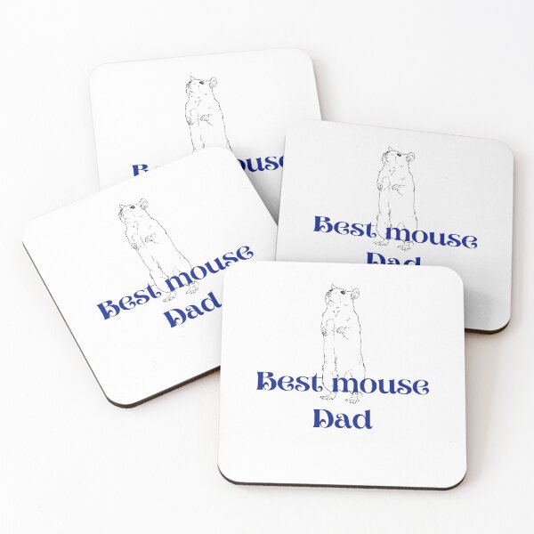 Item preview, best mouse dad - white blue designed and sold by Jero-fan.