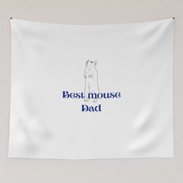 Item preview, best mouse dad - white blue designed and sold by Jero-fan.