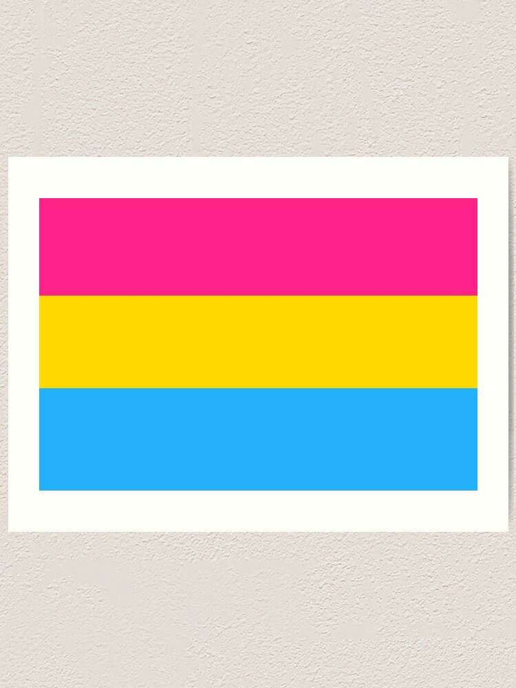 Pan Pansexual Pride Flag Queer Lgbt Art Print For Sale By