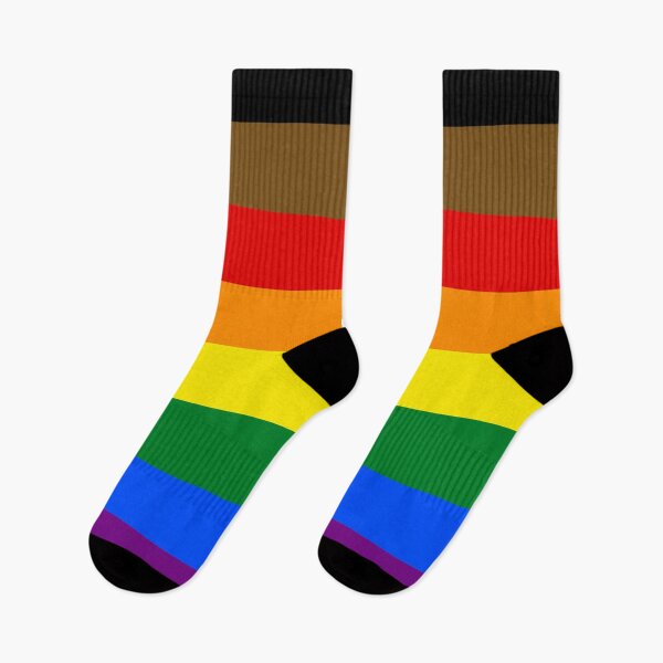 Aperçu de l'œuvre Philadelphia Rainbow Pride Flag Queer LGBT+ créée et vendue par VincentsPlace.