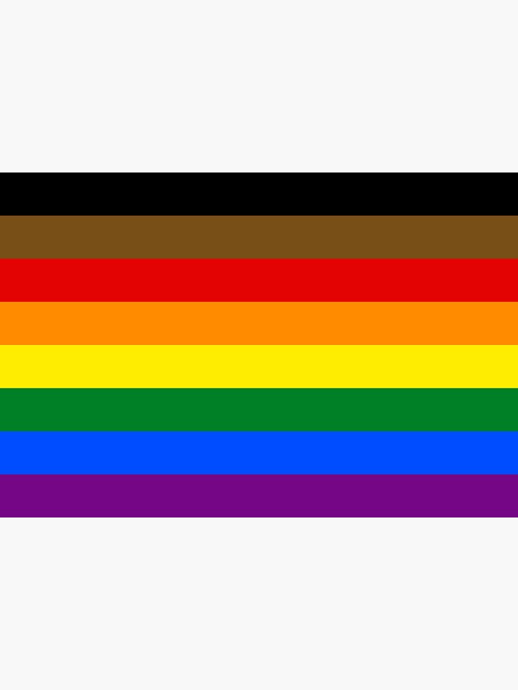 Philadelphia Rainbow Pride Flag Queer Lgbt Sticker For Sale By Vincentsplace Redbubble 4494