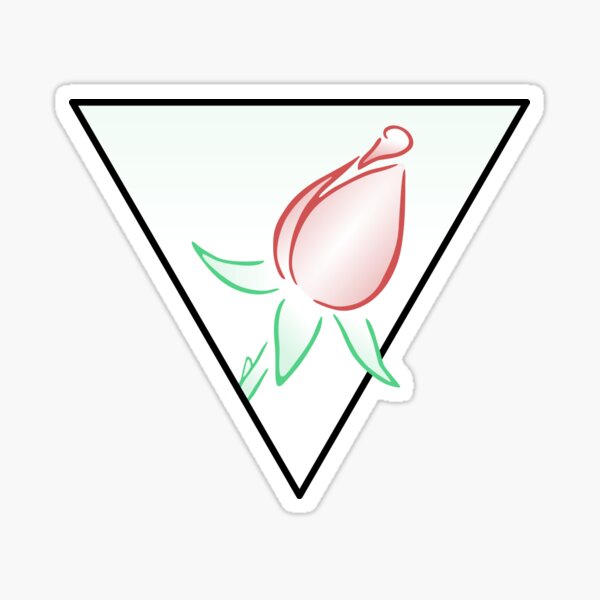 San's Rose Sticker