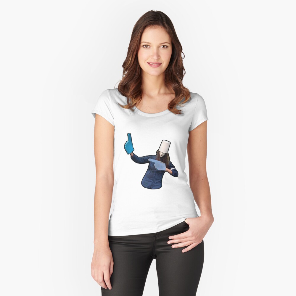 Item preview, Fitted Scoop T-Shirt designed and sold by Slendykins.