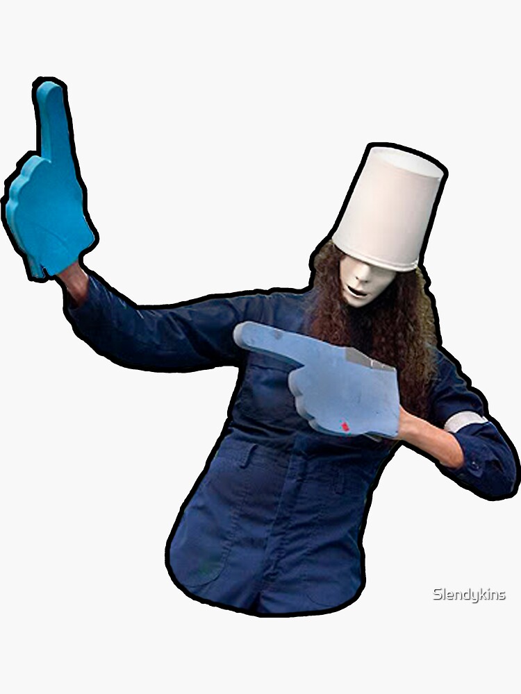 Thumbnail 3 of 3, Sticker, Buckethead Foam Fingers designed and sold by Slendykins.