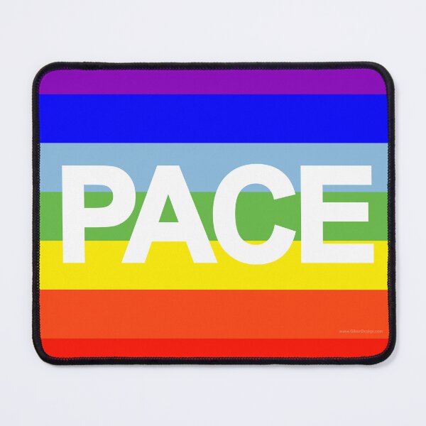 Item preview, Rainbow Peace Flag PACE designed and sold by GiborDesign.