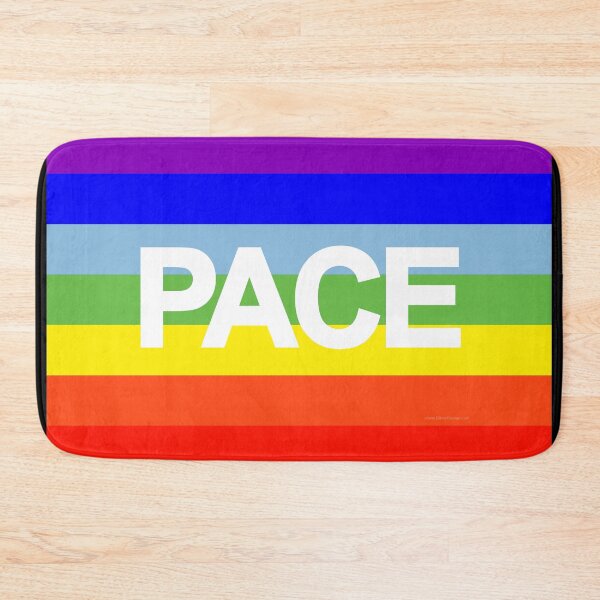 Item preview, Rainbow Peace Flag PACE designed and sold by GiborDesign.