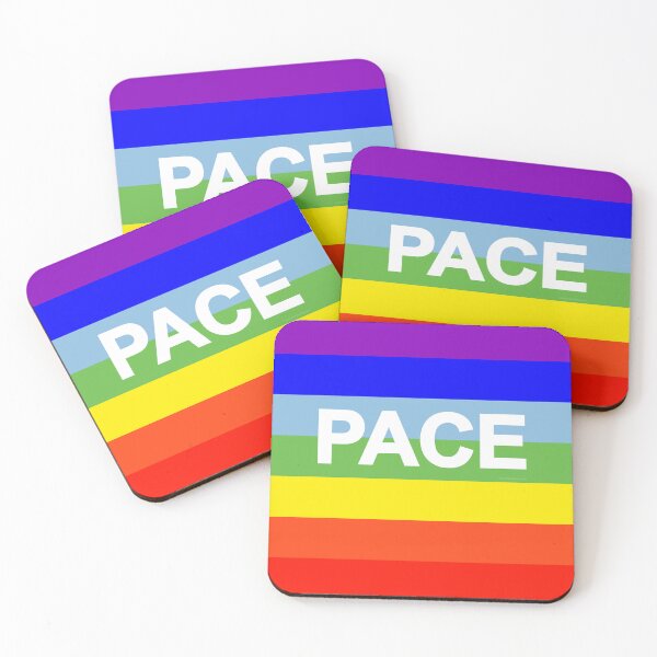 Item preview, Rainbow Peace Flag PACE designed and sold by GiborDesign.