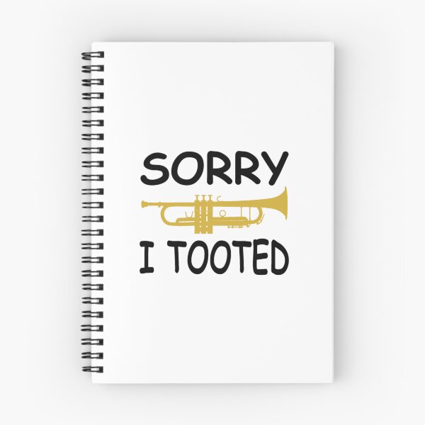 Item preview, Sorry I Tooted Marching Band Trumpet designed and sold by ChiaSlate.