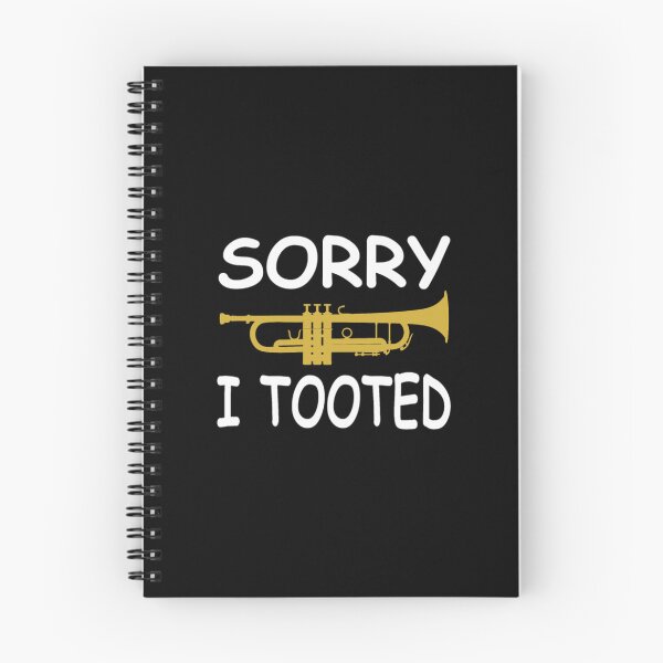 Item preview, Sorry I Tooted Marching Band Trumpet designed and sold by ChiaSlate.