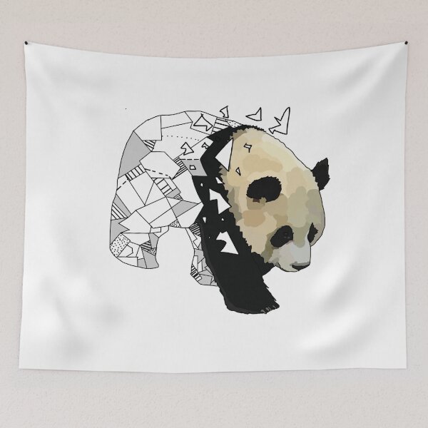 Item preview, Geometric Panda designed and sold by lilbubbles.