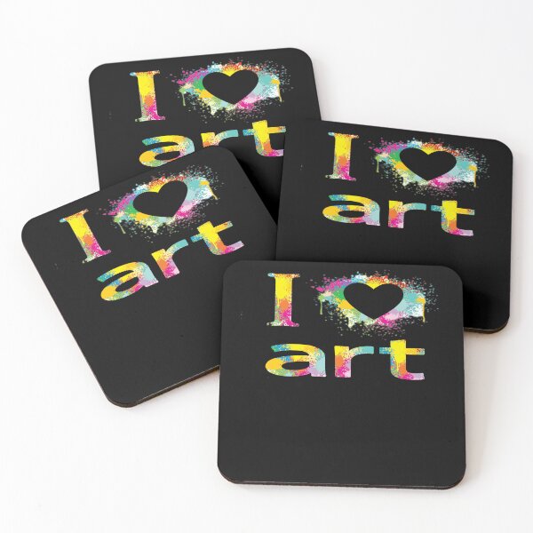 Artikelvorschau, Art shirts for Teachers I love Art, artist t-shirt gift. T-Shirt entworfen und verkauft von susiloArtis.