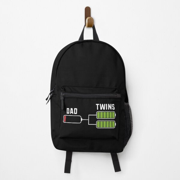 Item preview, Dad of Twins Full Charge Battery Funny Tired Dad Low Battery  designed and sold by alenaz.