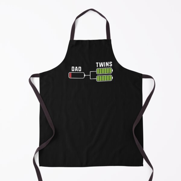 Item preview, Dad of Twins Full Charge Battery Funny Tired Dad Low Battery  designed and sold by alenaz.