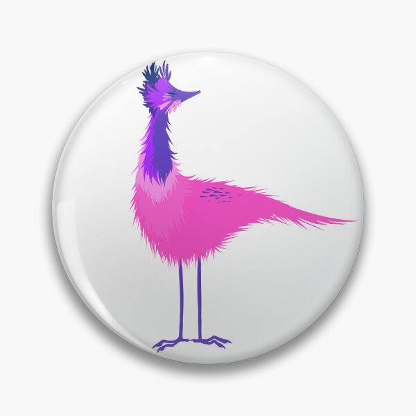 Item preview, pink bird designed and sold by snowysaur.
