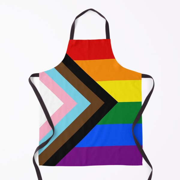 Aperçu de l'œuvre Progress Pride Flag Queer LGBT+ créée et vendue par VincentsPlace.