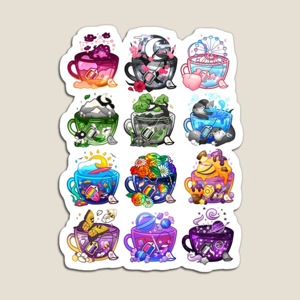 Item preview, Pride Flag Teacup Collection designed and sold by heysoleilart.
