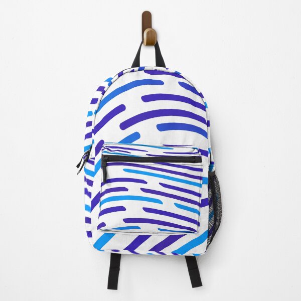 Item preview, Blue Violet Wavy Line Pattern designed and sold by risingrocket.