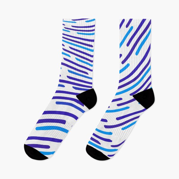 Item preview, Blue Violet Wavy Line Pattern designed and sold by risingrocket.