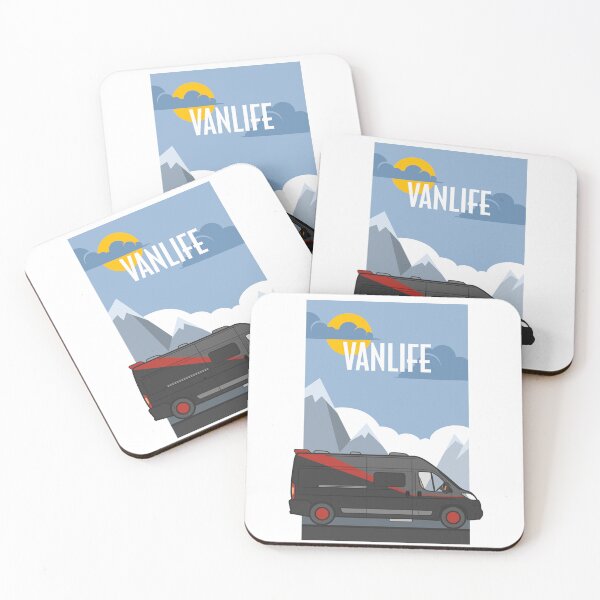 Item preview, VanLife in the colors of the series of the 80s - the A-Team designed and sold by Gillillu.