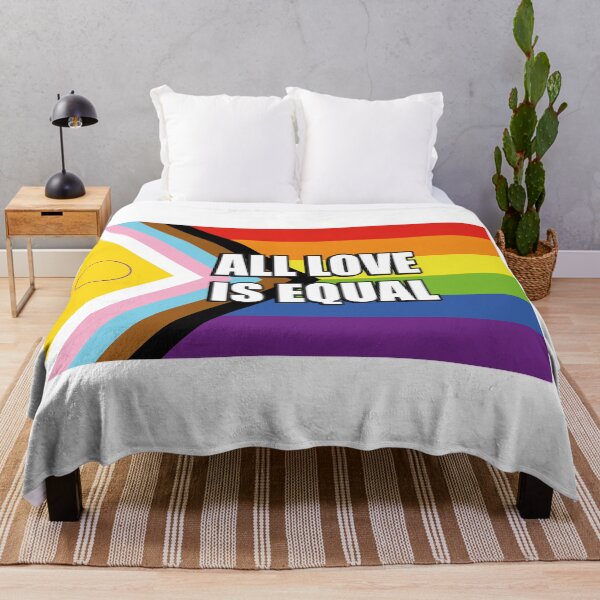 Item preview, Inclusive Pride Progress Flag ALL LOVE IS EQUAL designed and sold by Inspirationmotivation.