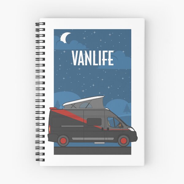 Item preview, VanLife in the colors of the series of the 80s - the A-Team by night designed and sold by Gillillu.