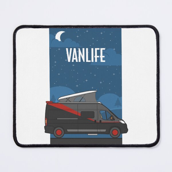 Item preview, VanLife in the colors of the series of the 80s - the A-Team by night designed and sold by Gillillu.