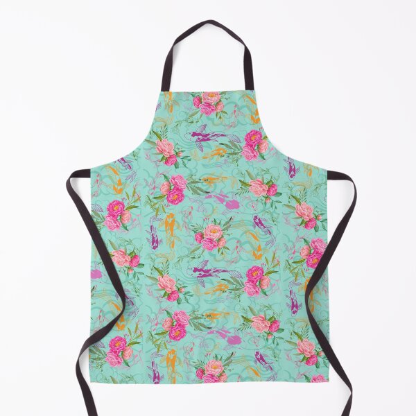 Item preview, Vibrant Colored Kio Fish and Flower Pattern designed and sold by Vimbuy.
