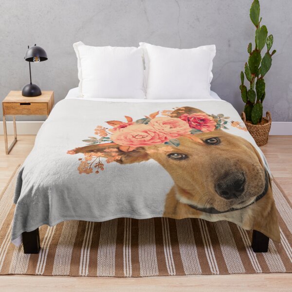 Item preview, Dog And Flowers T-Shirts designed and sold by NellyShaul.
