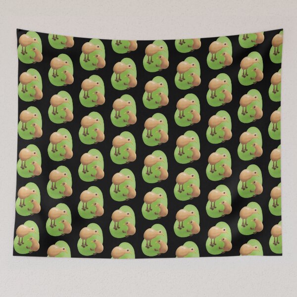 Aperçu de l'œuvre Cute Felt Kiwi Stuffed Animal Illustration créée et vendue par SubtleSplit.