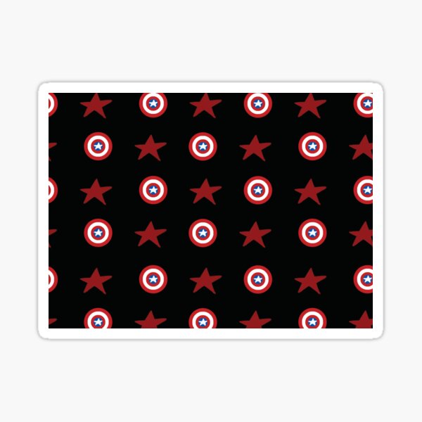 Star & Shield Pattern Sticker