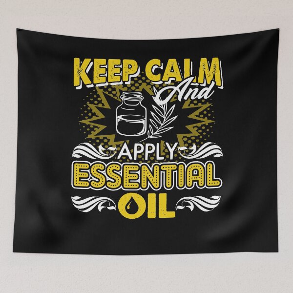 Aperçu de l'œuvre Keep Calm And Apply Essential Oil créée et vendue par UnknownArtistt.