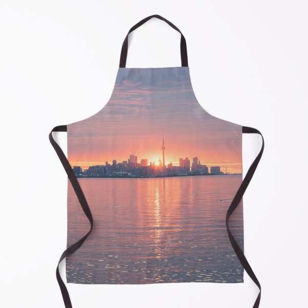 Item preview, First Sunrays - The Sun Rising Behind Toronto Distinctive Skyline designed and sold by Georgia Mizuleva.