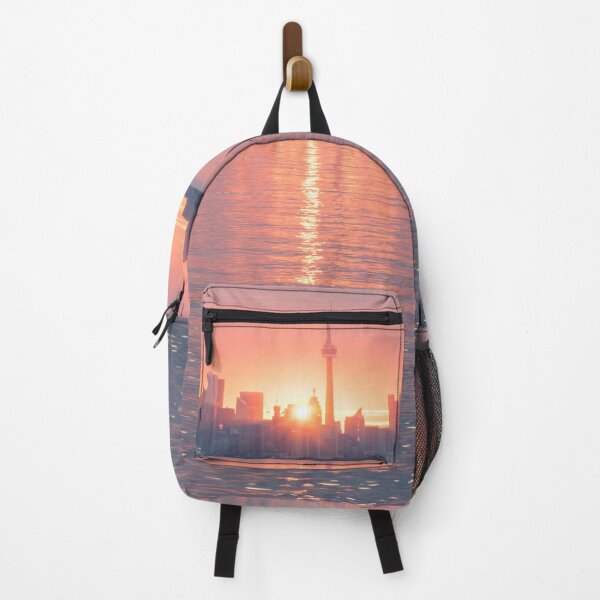 Item preview, First Sunrays - The Sun Rising Behind Toronto Distinctive Skyline designed and sold by Georgia Mizuleva.