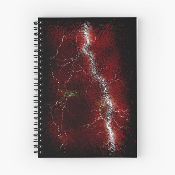 Item preview, Red lighting thunder dispersion artwork designed and sold by DopeDesign111.