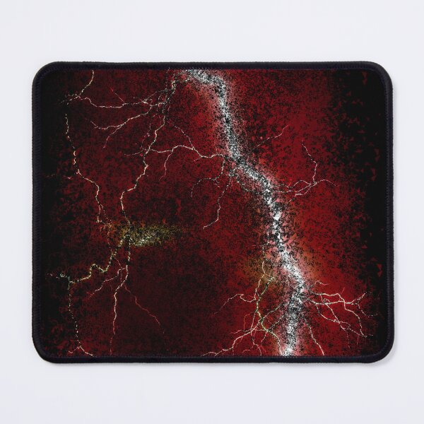 Item preview, Red lighting thunder dispersion artwork designed and sold by DopeDesign111.