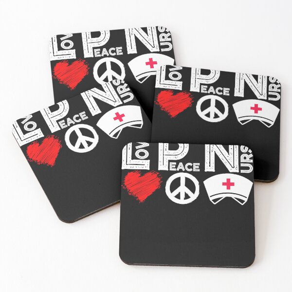 Item preview, Love Peace Nurse designed and sold by UnknownArtistt.