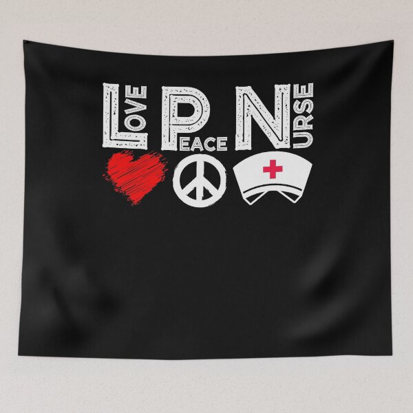Item preview, Love Peace Nurse designed and sold by UnknownArtistt.