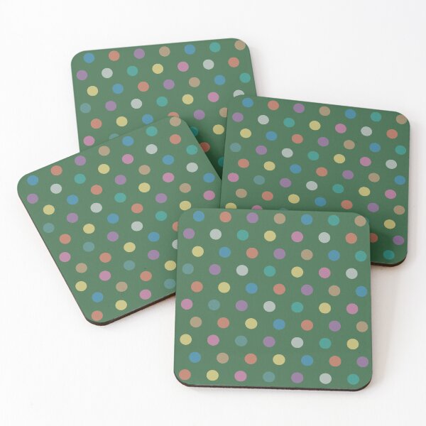 Item preview, Classic Polka Dot Pattern_Color 1_Green designed and sold by Mimi Huang.