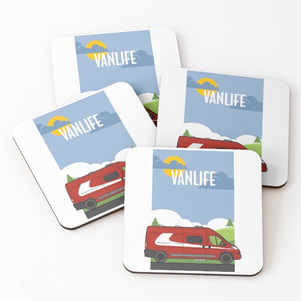 Item preview, VanLife in the colors of the series of the 70s - Starsky and Hutch designed and sold by Gillillu.