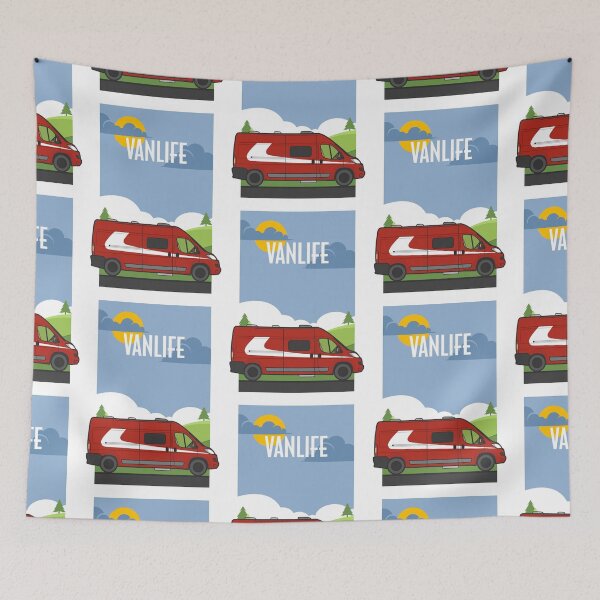 Item preview, VanLife in the colors of the series of the 70s - Starsky and Hutch designed and sold by Gillillu.