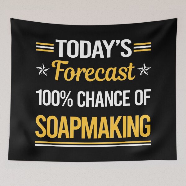Item preview, Funny Today's Forecast Soap Making Soapmaking designed and sold by TroyaBrewer.