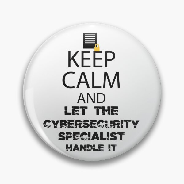 Item preview, Keep Calm And Let The Cyber Security Specialist Handle It-Cyber Security Funny-Funny Gift For Cyber  designed and sold by melanyanderson.
