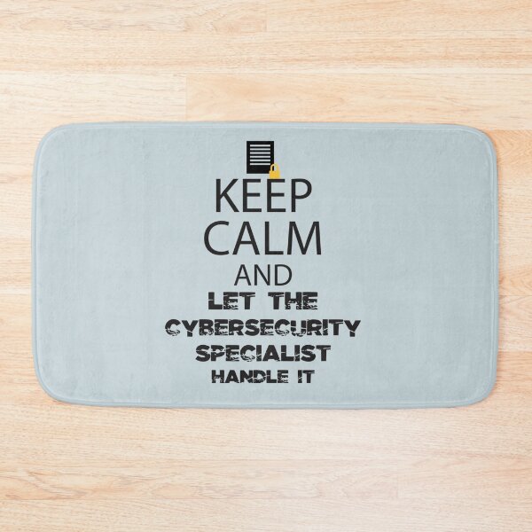Artikelvorschau, Keep Calm And Let The Cyber Security Specialist Handle It-Cyber Security Funny-Funny Gift For Cyber  entworfen und verkauft von melanyanderson.