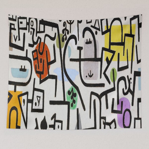Item preview, Rich Port (a travel picture, 1938) painting  by Paul Klee-Bauhaus  designed and sold by Tamas Das.