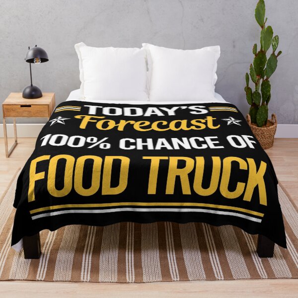 Item preview, Funny Today's Forecast Food Truck Trucks designed and sold by TroyaBrewer.