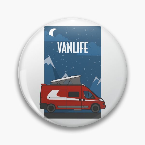 Item preview, VanLife in the colors of the 70s series - Starsky and Hutch by night designed and sold by Gillillu.