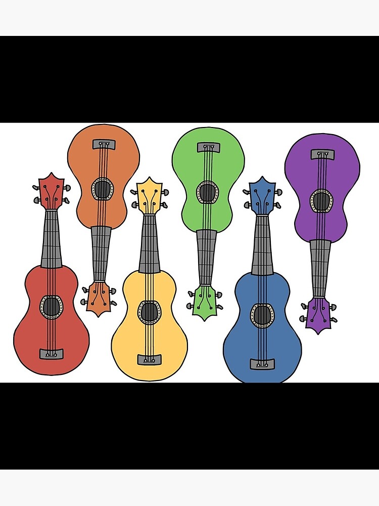 &ldquo;Ukulele Rainbow Mask&rdquo; Poster for Sale by carleigham | Redbubble