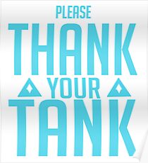 Tank you Poster